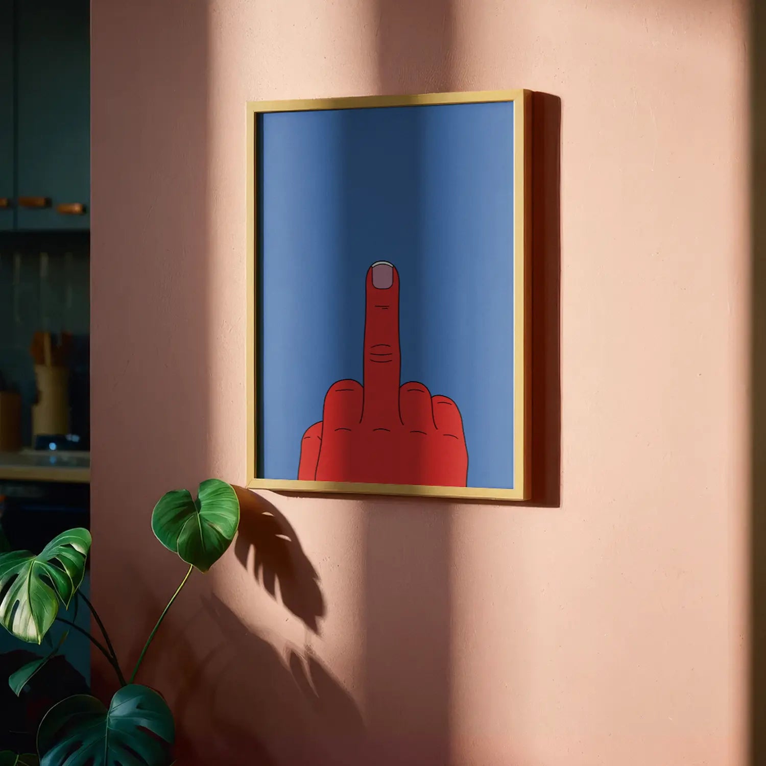 MIDDLE FINGER - Graphic Poster