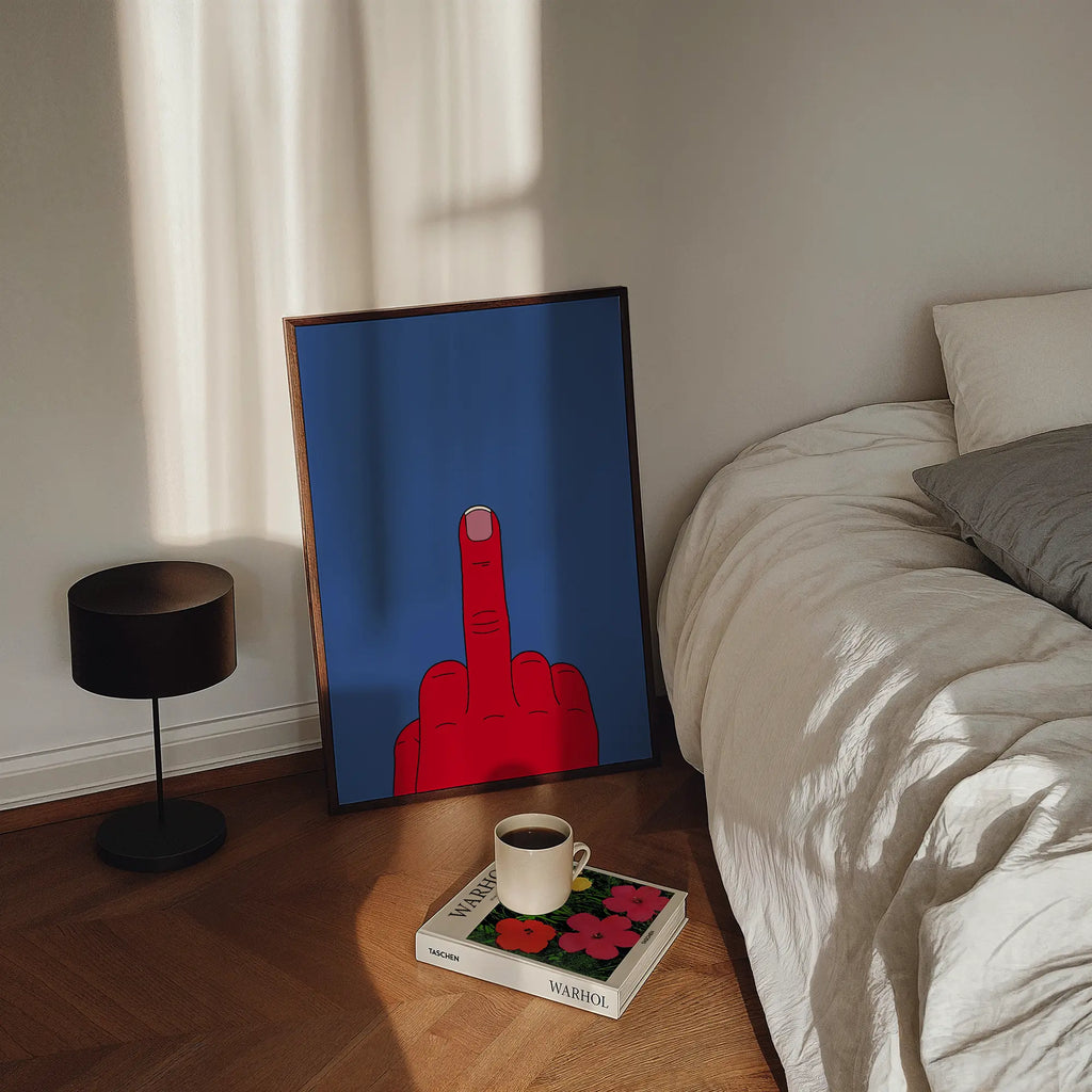 MIDDLE FINGER - Graphic Poster