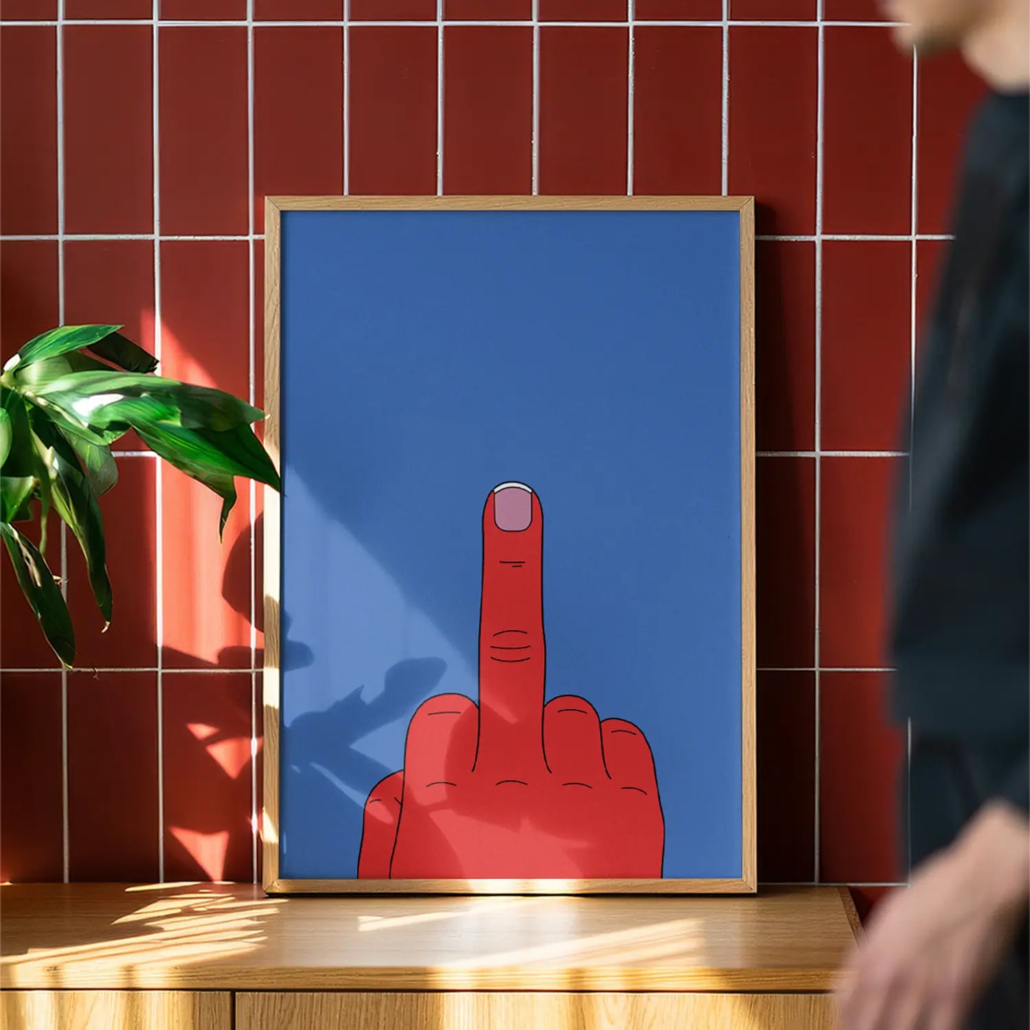 MIDDLE FINGER - Graphic Poster