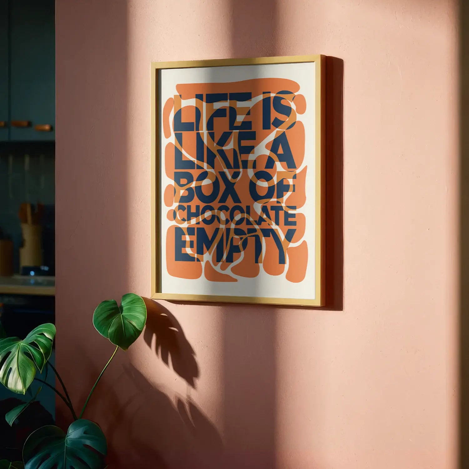 Like A Box Of Chocolate - Typography Poster