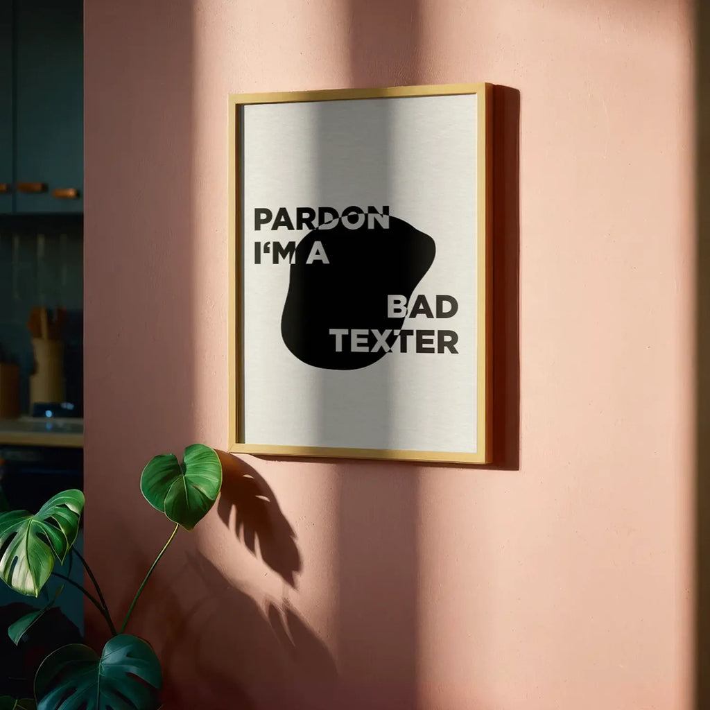 PARDON - Typography Poster