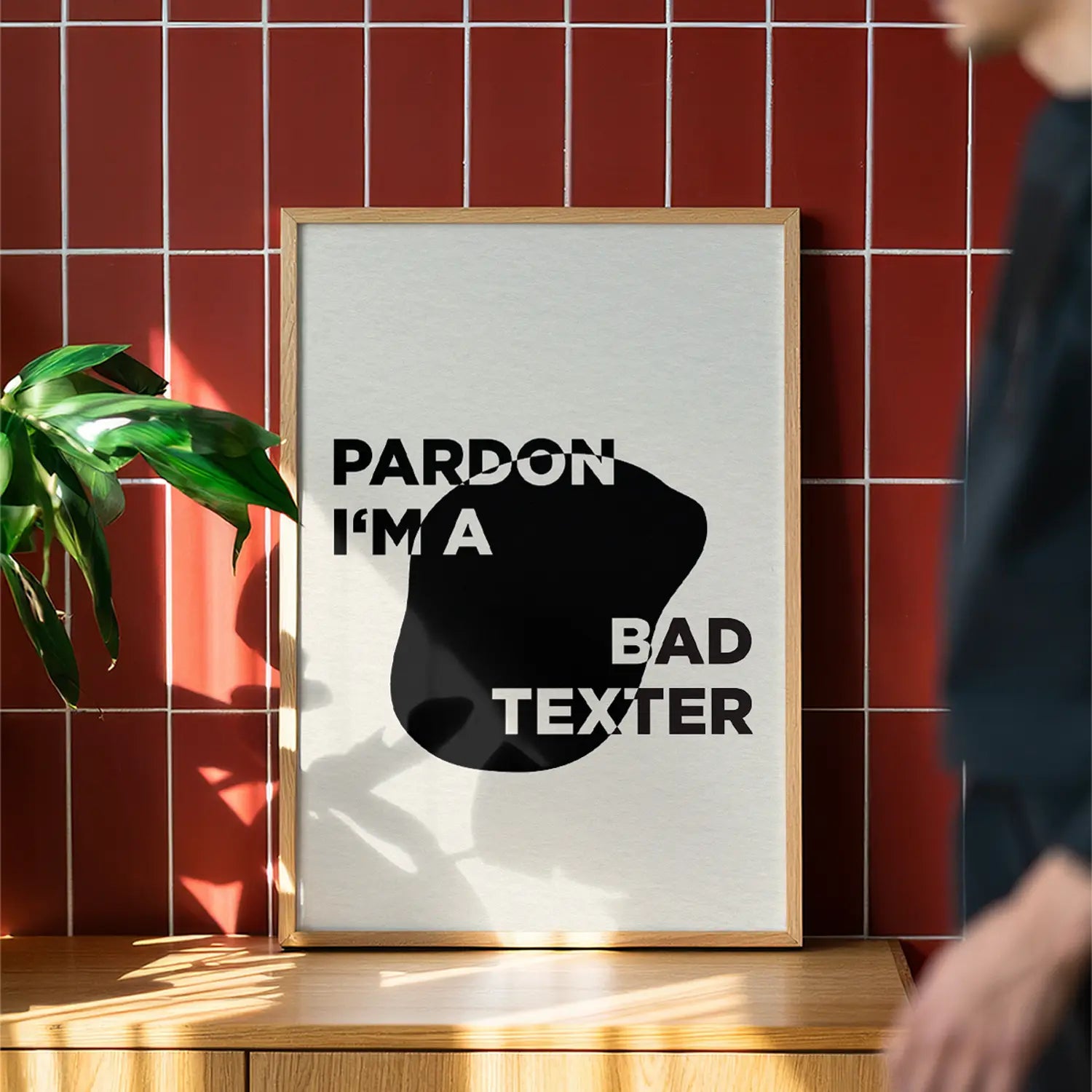 PARDON - Typography Poster
