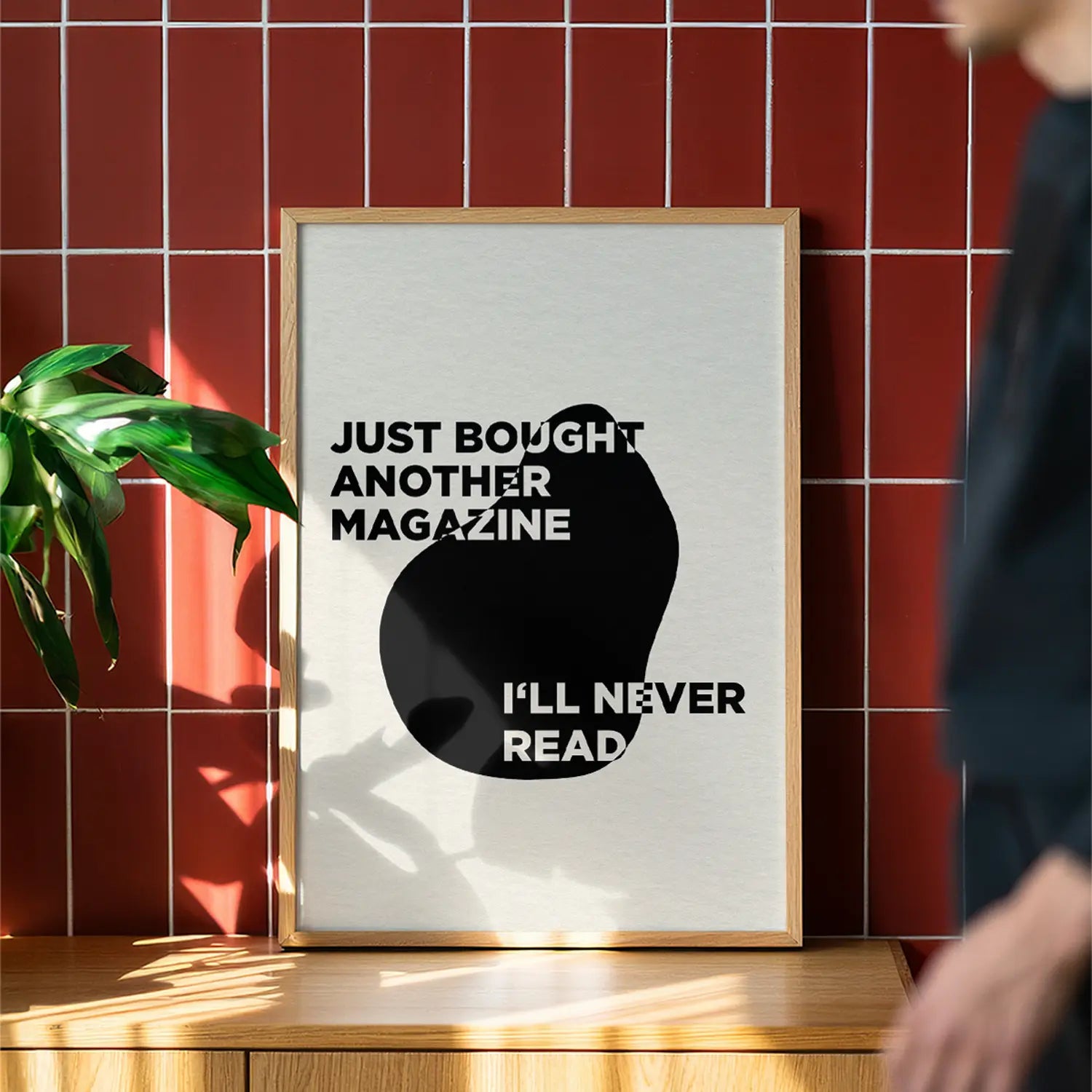 JUST ANOTHER MAGAZINE - Typography Poster