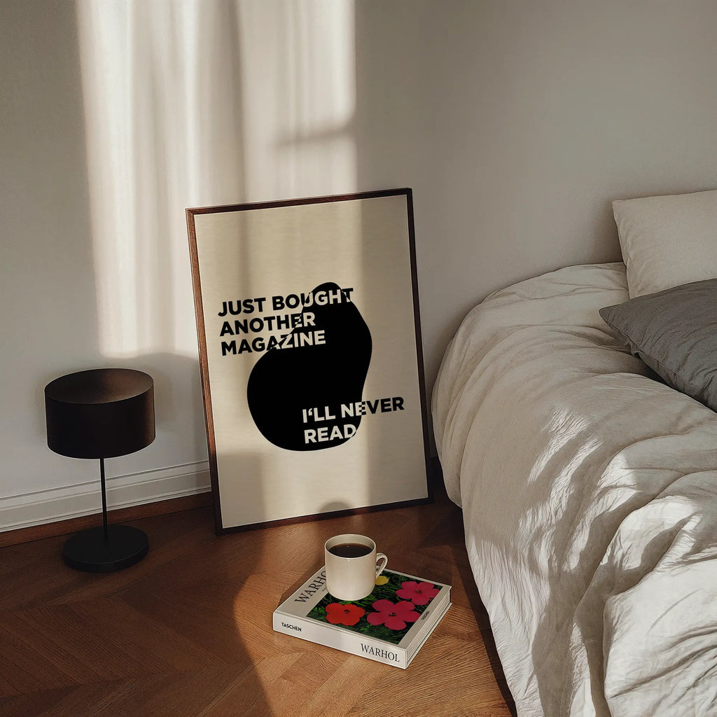 JUST ANOTHER MAGAZINE - Typography Poster