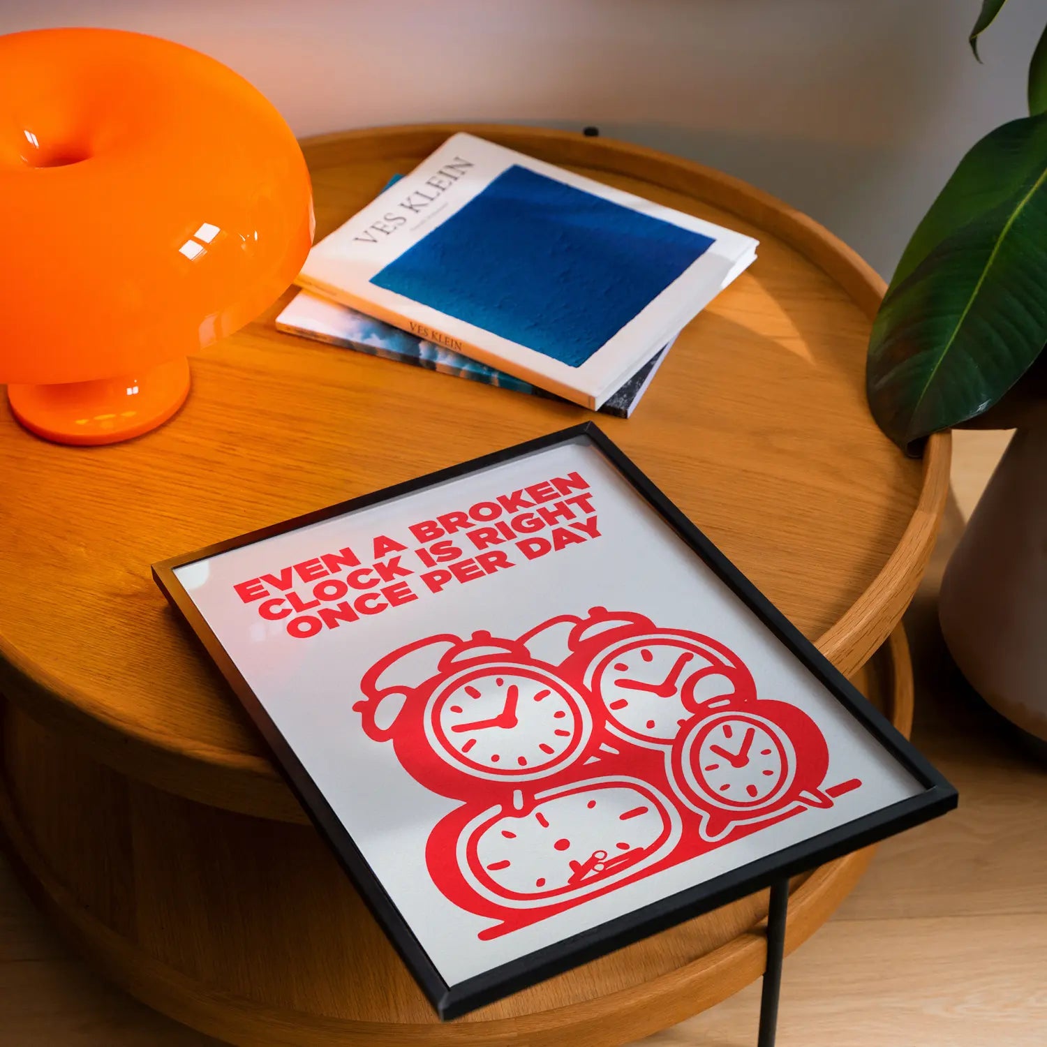 Broken Clock - Handmade Artwork